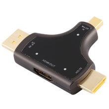 Load image into Gallery viewer, D62A DisplayPort + Mini DP + HDMI Male to HDMI Female 3 in 1 Adapter, D62A