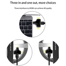 Load image into Gallery viewer, D62A DisplayPort + Mini DP + HDMI Male to HDMI Female 3 in 1 Adapter, D62A
