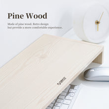 Load image into Gallery viewer, ORICO MSR-01-WD-BP Wood Grain Computer Monitor Holder, Size: 50 x 20 x 6.1cm, Size: 50 x 20 x 6.1cm