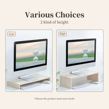 Load image into Gallery viewer, ORICO MSR-02-WD-BP Wood Grain Computer Monitor Holder, Size: 50 x 20 x 13.5cm, Size: 50 x 20 x 13.5cm