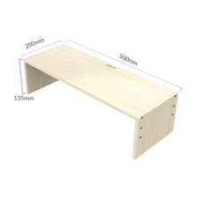 Load image into Gallery viewer, ORICO MSR-02-WD-BP Wood Grain Computer Monitor Holder, Size: 50 x 20 x 13.5cm, Size: 50 x 20 x 13.5cm