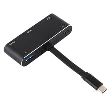 Load image into Gallery viewer, V126 UCB-C / Type-C Male to PD + HDMI + VGA + Audio + USB 3.0 Female 5 in 1 Converter, 5 in 1