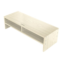 Load image into Gallery viewer, ORICO MSR-04-WD-BP 2-layer Wood Grain Computer Monitor Holder with Partition, Size: 50 x 20 x 13.5cm, 2-layer with Partition, Size: 50 x 20 x 13.5cm