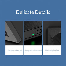 Load image into Gallery viewer, ORICO DVD-XD007 Portable USB 3.0 Interface External CD DVD Optical Drive CD/DVD-RW Recorder