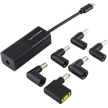 Load image into Gallery viewer, Laptop Power Adapter 65W USB-C / Type-C Converter to 6 in 1 Power Adapter