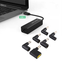 Load image into Gallery viewer, Laptop Power Adapter 65W USB-C / Type-C Converter to 6 in 1 Power Adapter