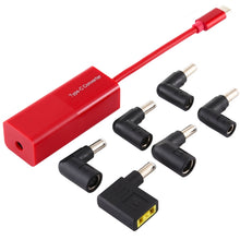 Load image into Gallery viewer, Laptop Power Adapter 65W USB-C / Type-C Converter to 6 in 1 Power Adapter