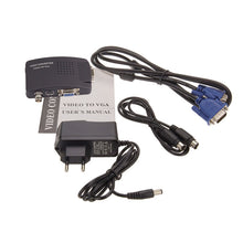 Load image into Gallery viewer, HOWEI HW-2404 BNC / S-Video to VGA Video Converter