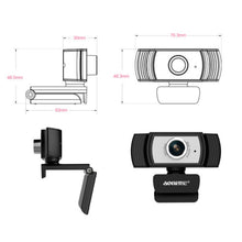 Load image into Gallery viewer, Aoni C33 Beauty FHD 1080P IPTV WebCam Teleconference Teaching Live Broadcast Computer Camera with Microphone, Drive-free Plug and Play, C33