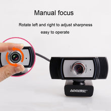 Load image into Gallery viewer, Aoni C33 Beauty FHD 1080P IPTV WebCam Teleconference Teaching Live Broadcast Computer Camera with Microphone, Drive-free Plug and Play, C33