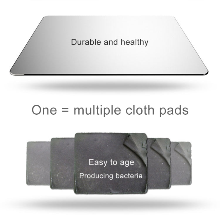 Aluminum Alloy Double-sided Non-slip Mat Desk Mouse Pad, Size : Mini, Size : Mini