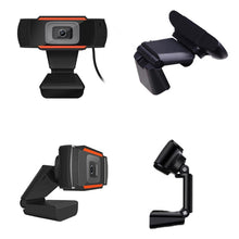 Load image into Gallery viewer, 720P Manual Focus Webcam USB Camera with Microphone