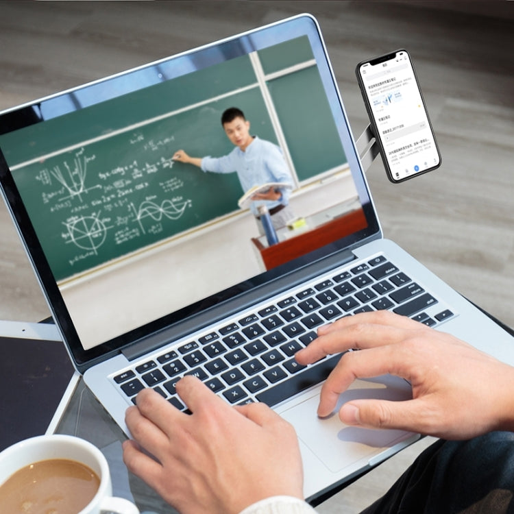 Universal Pasteable Aluminum Alloy Laptop Expansion Bracket Magnetic Suction Mobile Phone Bracket