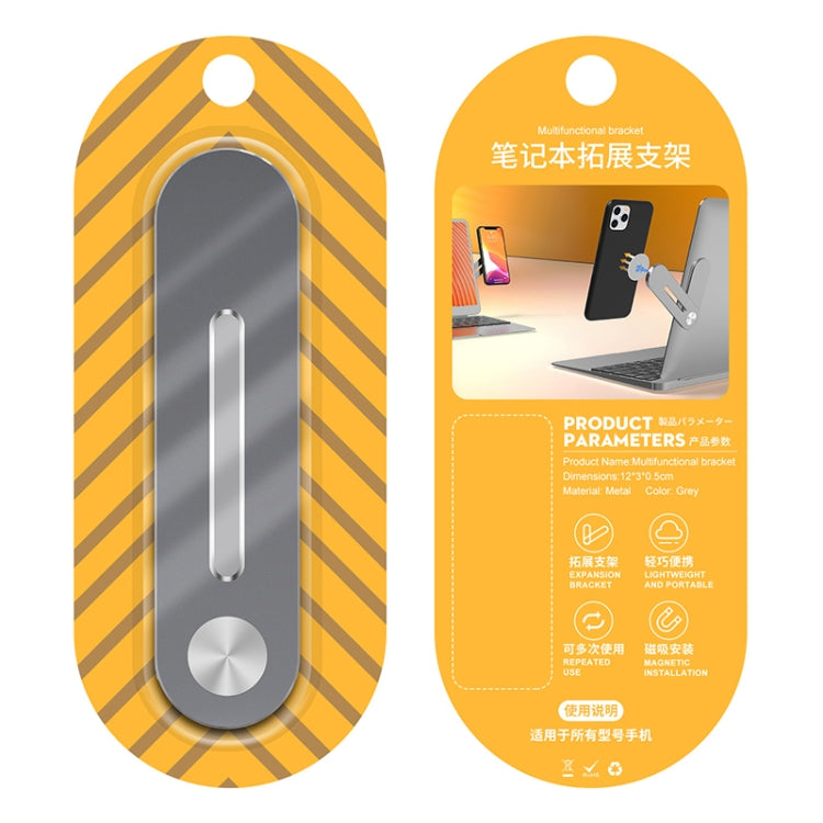 Universal Pasteable Aluminum Alloy Laptop Expansion Bracket Magnetic Suction Mobile Phone Bracket