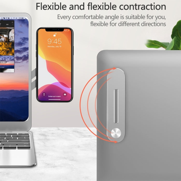 Universal Pasteable Aluminum Alloy Laptop Expansion Bracket Magnetic Suction Mobile Phone Bracket