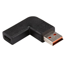 Load image into Gallery viewer, USB-C / Type-C Female to Yoga 3 Male 90 Degrees Angled Power Adapter Connector for Lenovo