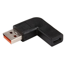 Load image into Gallery viewer, USB-C / Type-C Female to Yoga 3 Male 90 Degrees Angled Power Adapter Connector for Lenovo