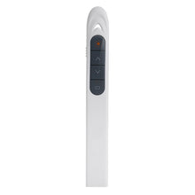 Load image into Gallery viewer, XM930 2.4GHz Wireless Laser PowerPoint Page Turning Pen Multimedia Wireless Presentation Projection Pen with USB Receiver, Support Low Battery Remind, Remote Control Distance: 100m, 100m White, 100m Black