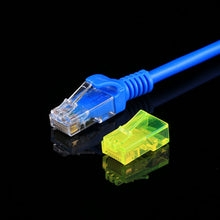 Load image into Gallery viewer, 100 PCS Anpwoo Amp01 RJ45 Connector Modular Plug, 100 PCS (Yellow), 100 PCS (Blue), 100 PCS (Orange)