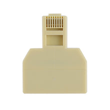 Load image into Gallery viewer, RJ45 Dual Ports LAN Ethernet Connector Network Adapter, 2 RJ45 Female to RJ45 Male