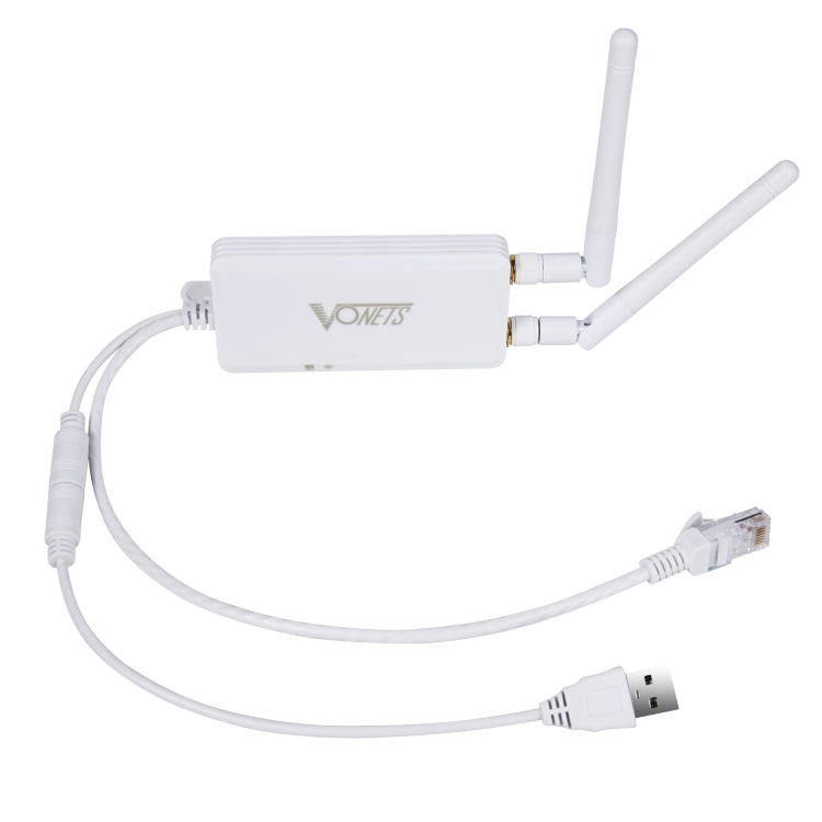 VONETS VAP11S 2.4G Mini Wireless Bridge 300Mbps WiFi Repeater with 2 Antennas, VAP11S