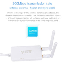 Load image into Gallery viewer, VONETS VAP11S 2.4G Mini Wireless Bridge 300Mbps WiFi Repeater with 2 Antennas, VAP11S
