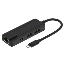 Load image into Gallery viewer, Onten 75002 8PIN to RJ45 Hub USB 2.0 Adapter