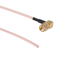Load image into Gallery viewer, RP-SMA Male Nut Bulkhead Pigtail 2.5mm Cable, Length: 20cm, RP-SMA Male 20cm