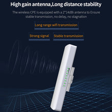 Load image into Gallery viewer, COMFAST CF-E312A Qualcomm AR9344 5.8GHz 300Mbps/s Outdoor ABS Wireless Network Bridge with POE Adapter