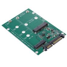 Load image into Gallery viewer, M.2 NGFF &amp; mSATA SSD to SATA III 7+15 Pin Adapter Converter, SSD to SATA III