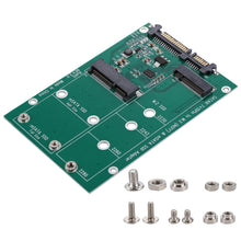Load image into Gallery viewer, M.2 NGFF &amp; mSATA SSD to SATA III 7+15 Pin Adapter Converter, SSD to SATA III