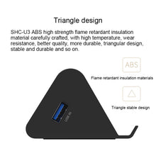 Load image into Gallery viewer, ORICO SHC-U3 ABS Material Desktop 4 Ports USB 3.0 HUB with Phone / Tablet Holder &amp; 1m USB Cable &amp; LED Indicator, SHC-U3