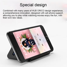 Load image into Gallery viewer, ORICO SHC-U3 ABS Material Desktop 4 Ports USB 3.0 HUB with Phone / Tablet Holder &amp; 1m USB Cable &amp; LED Indicator, SHC-U3