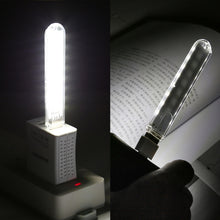 Load image into Gallery viewer, 8LEDs 5V 200LM USB LED Book Light Portable Night Light, with Type-C Adapter, with Type-C Adapter