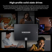 Load image into Gallery viewer, Original Samsung 870 EVO 1TB 2.5 inch SATAIII Solid State Drive
