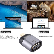 Load image into Gallery viewer, Type-C Male To VGA DB15P Female Adapter