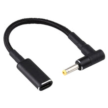 Load image into Gallery viewer, 4.0 x 1.7mm Elbow to USB-C / Type-C Adapter Nylon Braid Cable