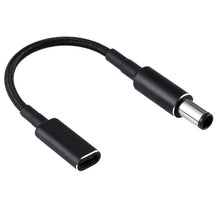 Load image into Gallery viewer, PD 100W 18.5-20V 7.4 x 0.6mm to USB-C / Type-C Adapter Nylon Braid Cable for HP, 7.4 x 0.6mm