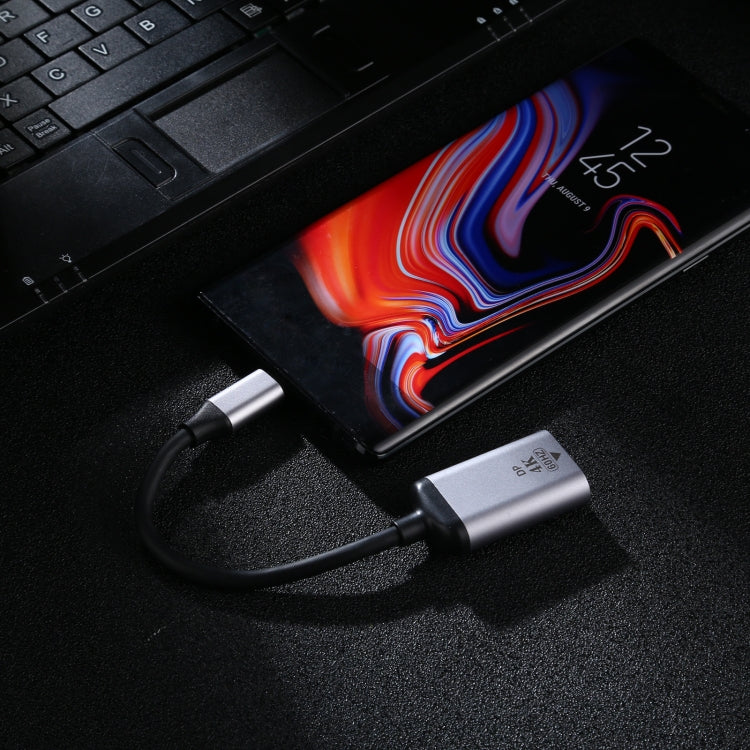 4K 60Hz DP Female to Type-C / USB-C Male Connecting Adapter Cable, DP Female to Type-C Male