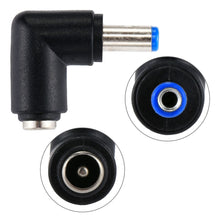Load image into Gallery viewer, DC 4506 Male  to DC 7406 Female Connector Power Adapter for HP Laptop Notebook, 90 Degree Right Angle Elbow, DC 5521 Male to Female