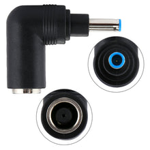 Load image into Gallery viewer, DC 4506 Male  to DC 7406 Female Connector Power Adapter for HP Laptop Notebook, 90 Degree Right Angle Elbow, DC4506 to DC7406