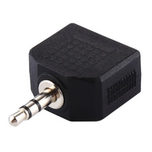 Load image into Gallery viewer, 3.5mm Male to Dual 3.5mm Female Splitter Adapter