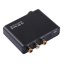 Load image into Gallery viewer, 192KHz DAC Converter HD HIFI Optical to RCA+3.5mm Headphone 5.1 Channel Digital Audio Converter with Volume Control, 192KHz DAC