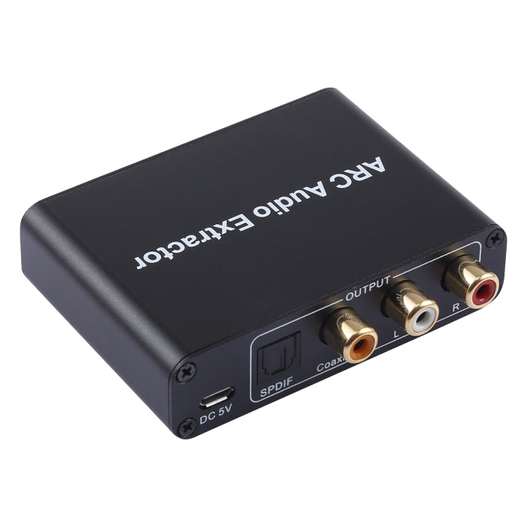 192KHz ARC Audio Extractor HDMI ARC to SPDIF + Coaxial + L/R Converter Audio Return Channel Adapter, 192KHz ARC