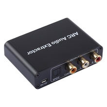 Load image into Gallery viewer, 192KHz ARC Audio Extractor HDMI ARC to SPDIF + Coaxial + L/R Converter Audio Return Channel Adapter, 192KHz ARC