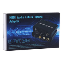 Load image into Gallery viewer, 192KHz ARC Audio Extractor HDMI ARC to SPDIF + Coaxial + L/R Converter Audio Return Channel Adapter, 192KHz ARC