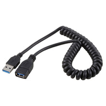 Load image into Gallery viewer, 1.5m High Speed USB 3.0 Male to Female Retractable Spring Extension Cable, USB 3.0 Male to Female