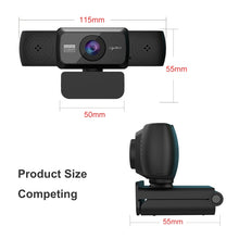 Load image into Gallery viewer, HXSJ S5 1080P Adjustable HD Video Webcam PC Camera with Microphone