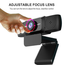 Load image into Gallery viewer, HXSJ S5 1080P Adjustable HD Video Webcam PC Camera with Microphone