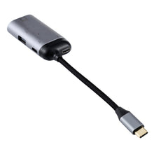 Load image into Gallery viewer, Type-C / USB-C Male to RJ45 Female  + Type-C / USB-C Female + USB Female Adapter Converter, RJ45 + Type-C + USB Female